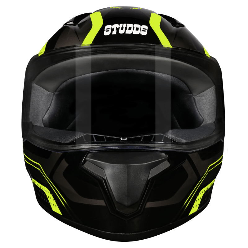 THUNDER DRAKEN D2 BLACK FLU. YELLOW N5 FRONT